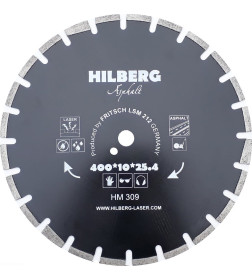 Диск алмазный по асфальту Hilberg Laser 400*11*25.4/12 mm