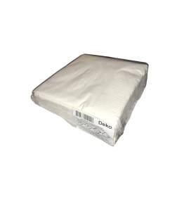 Салфетки бумажные столовые Deko 330*330 белые 50 шт
