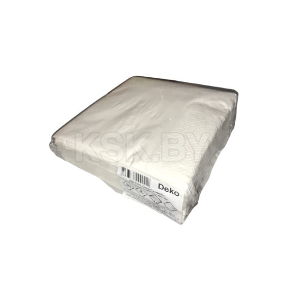 Салфетки бумажные столовые Deko 330*330 белые 50 шт (SBX3333) 