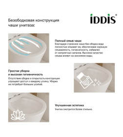 Подвесной унитаз IDDIS Stone