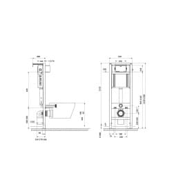 Инсталляция Cersanit AQUA SMART M 40