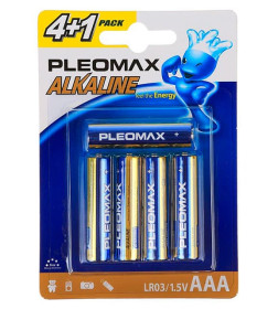 Батарейка AAA LR03 BL-4+1 Samsung Pleomax