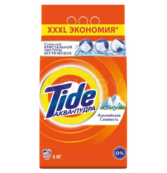 Стиральный порошок Tide Автомат Альпийская свежесть, 6кг (7997) 