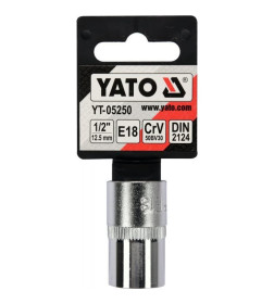 Головка торцевая TORX E18 1/2", YATO