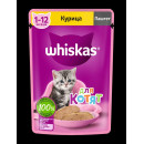 Корм влажный Whiskas паштет с курицей 75 г (272006169) 