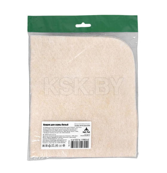 Коврик для сауны белый "Hot Pot", 41216 (41216) 