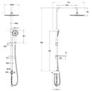 Душевая система Lemark LM8809C (LM8809C) 