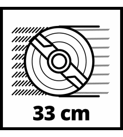 Газонокосилка аккумуляторная Einhell GE-CM 18/33 Li
