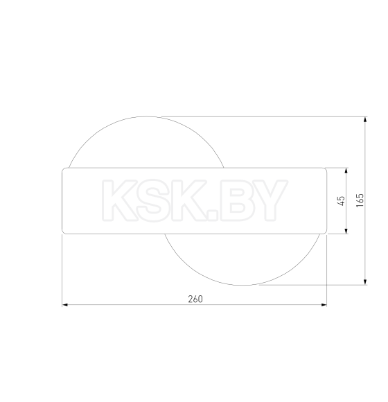 Светильник настенный / белый 40143/1 LED (a055781) 