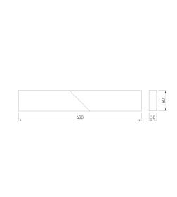 Светильник настенный светодиодный  Snip LED темно-серый 40107/LED