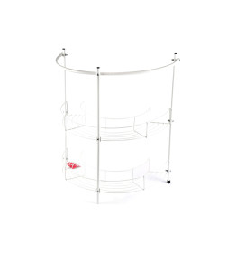 Полка  из стали цвет белый. арт.957723   59*52*30 см