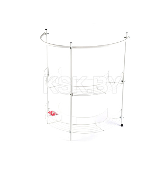 Полка  из стали цвет белый. арт.957723   59*52*30 см (957723) 