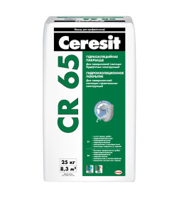 Гидроизоляционный состав "CERESIT CR-65", 25 кг