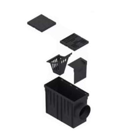 Бокс водосточный Standartpark БВ-14.22.32-110 ПП с горизонтальным отводом