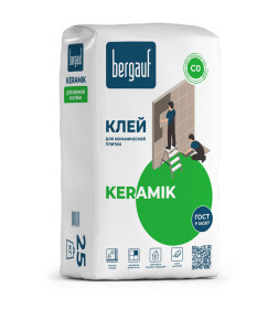 Клей для плитки "Bergauf KERAMIK", 25кг