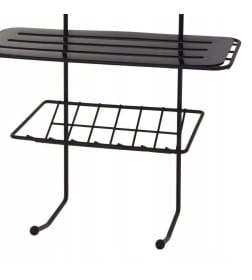 Полка для ванной комнаты из стали ,цвет черный.АМ/63 арт. 095177