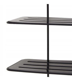 Полка для ванной комнаты из стали ,цвет черный.АМ/63 арт. 095177