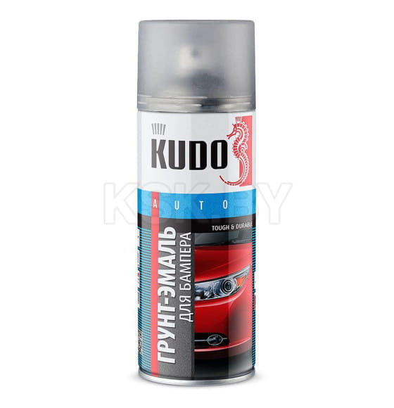 Грунт-эмаль аэрозольная KUDO для бампера графит, 520мл (KU-6203)