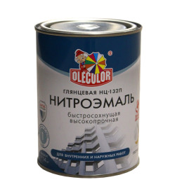 Эмаль НЦ-132П Olecolor чёрная, 0,7кг