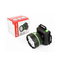 Фонарь налобный светодиодный 909LED7 черный 7LED 3xR6 Ultraflash
