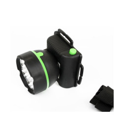 Фонарь налобный светодиодный 909LED7 черный 7LED 3xR6 Ultraflash