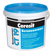 Грунтовка адгезионная Ceresit CT-19, 5 л  (7,5 кг)