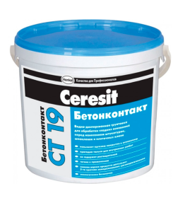 Грунтовка адгезионная Ceresit CT-19, 5 л  (7,5 кг)