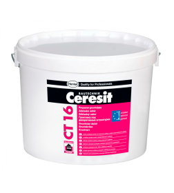 Грунтующая краска Ceresit CT-16 белая,   2 л  (3 кг)