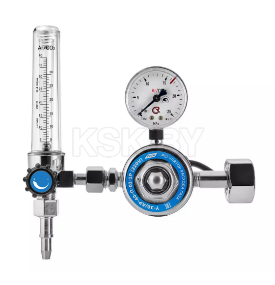 Регулятор расхода газа У30/АР40-П-01-1Р (с подогревателем 220V) ПТК (002.010.611.01) 