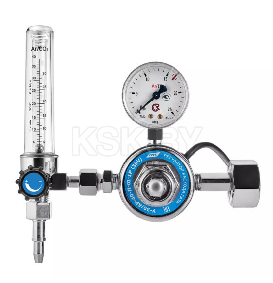 Регулятор расхода газа У30/АР40-П-01-1Р (с подогревателем 36V) ПТК (002.010.610.01) 