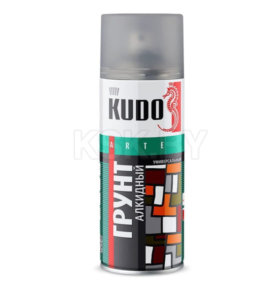 Грунт-аэрозоль KUDO универсальный серый, 520мл (KU-2001) 