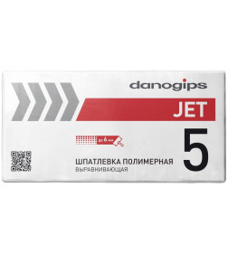 Шпатлевка полимерная, выравнивающая "Danogips DANO JET 5", 25кг. 