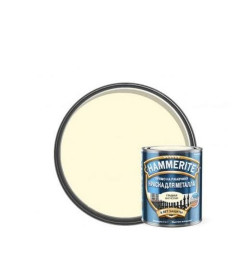 Краска HAMMERITE гладкая 0,75 л магнолия (бежевый)