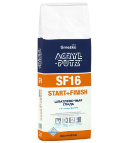 Шпатлевка гипсовая "Аcryl Putz Start SF16 START+FINISH", 2кг