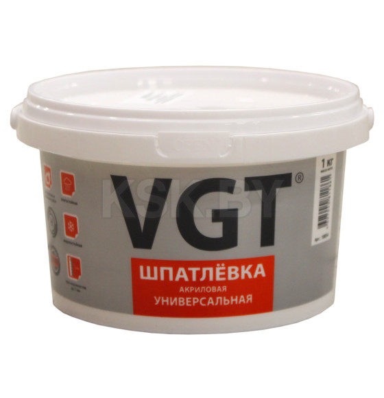 Шпатлёвка универсальная VGT, 1 кг