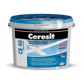 Фуга водостойкая CERESIT CE 40/01 белая, 2кг