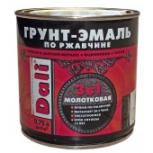 Грунт-Эмаль по ржавчине Dali молотковая 0,75 л (черный)