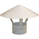 Зонт крышный RUG на трубу D100мм белый оцинкованная сталь  (100RUG бел) 