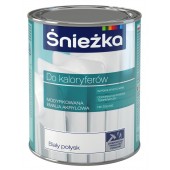 Эмаль для радиаторов SNIEZKA акриловая белая, 0,75 л (1.1 кг)