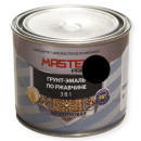 Грунт-эмаль по ржавчине Farbitex MASTER PRIME молотковая, черный, глянец 0,4 л (М0Д28270)
