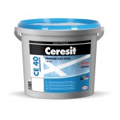 Фуга водостойкая CERESIT CE 40/01 белая, 5кг