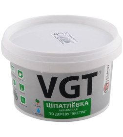 Шпатлёвка по дереву VGT Экстра белая, 1кг