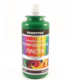 Колеровочная паста FARBITEX универсальная зелёная,  0,1 л №19