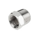 Соединение нар. резьба 3/8" х внутр. резьба 1/4" (сталь) ECO (AS-MT38/FT14) 