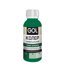 Колеровочный краситель GOL №60 темный-зеленый, 100 мл