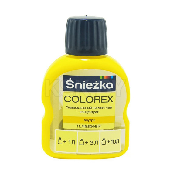 Колеровочный пигмент SNIEZKA Colorex №11 лимонный, 100 мл