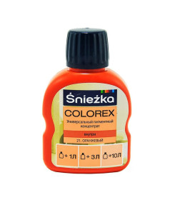 Колеровочный пигмент SNIEZKA Colorex №21 оранжевый, 100 мл