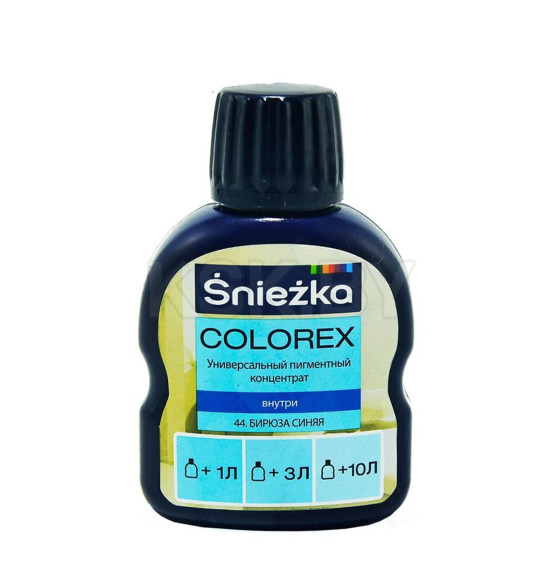 Колеровочный пигмент SNIEZKA Colorex №44 бирюза синяя, 100 мл