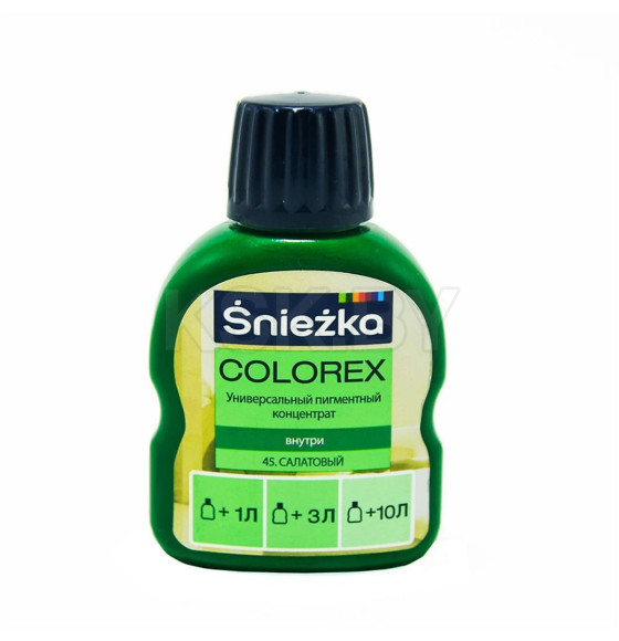 Колеровочный пигмент SNIEZKA Colorex №45 салатовый, 100 мл