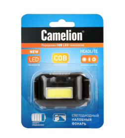 Фонарь налобный светодиодный LED5355, 3xLR03 IPX4 Camelion